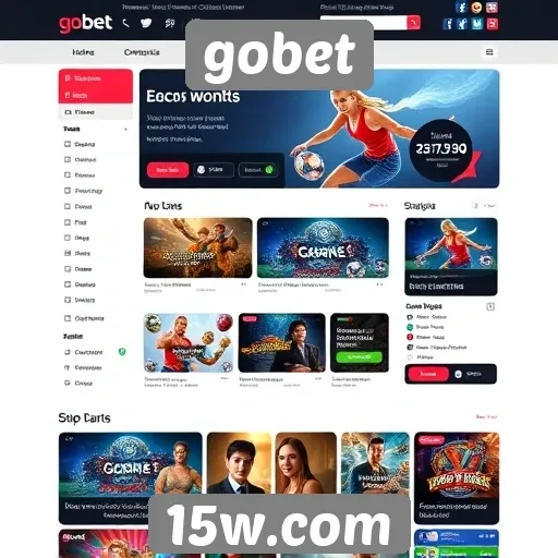 Interface do usuário do site Gobet é intuitiva